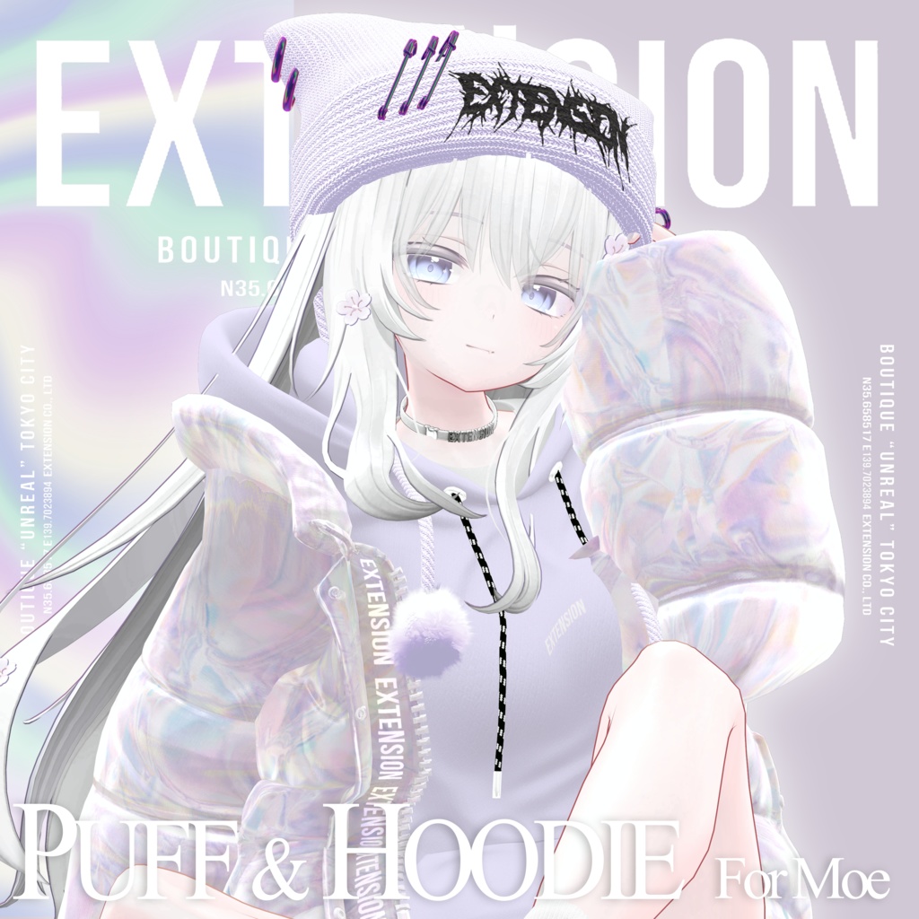 EXTENSION CLOTHING 『Puff & Hoodie』For Moe 💜