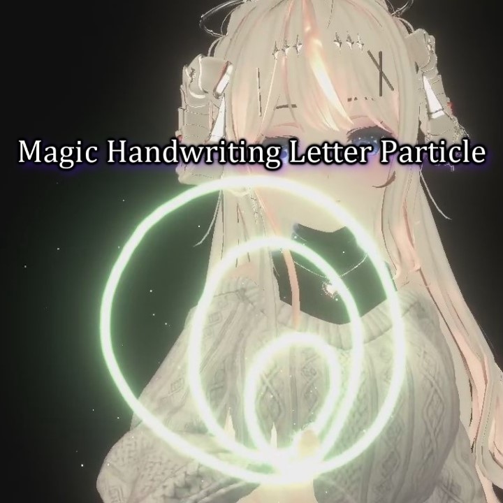 Magic Handwiriting Letters Particle